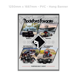 Rockford Fosgate Dealer Banner 2025 – 1250mm x 1687mm