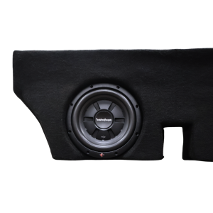FRDNG-SUB-R2SD2- 10″ R2 2-Ohm DVC Shallow Subwoofer and Ford Ranger Enclosure – Under Seat