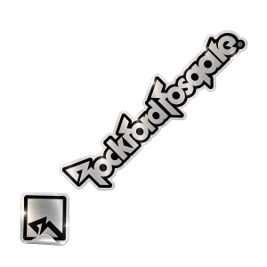 Rockford Fosgate Sticker 420x80mm Metallic