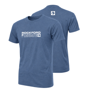 Rockford Fosgate Blue Short sleeve shirt Minimalist design
