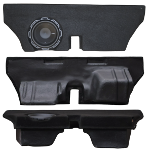 FRDNG-SUB-P2D4-10″ P2 4-Ohm DVC Subwoofer and Ford Ranger Enclosure – Under Seat