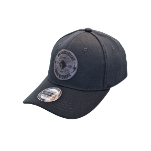 Rockford Fosgate – Dark Grey cap featuring grey suede stitch detail