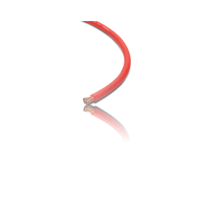 RFW4R – Rockford Fosgate – 4 AWG Frosted Red Wire – 7 Meters