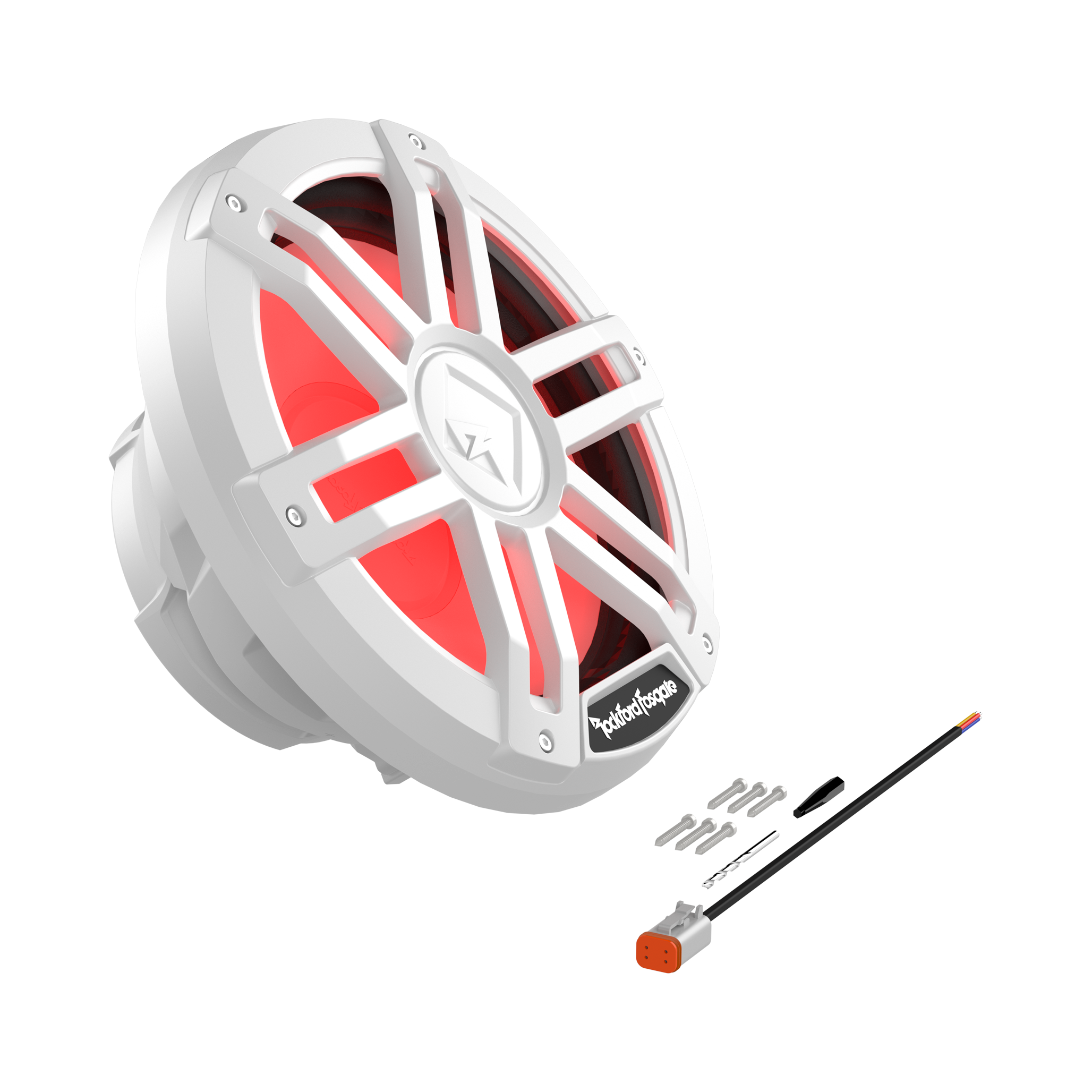 M1D2-12 - Rockford Fosgate - M1 12" DVC 2Ω Color Optix Marine Subwoofer - Image 2