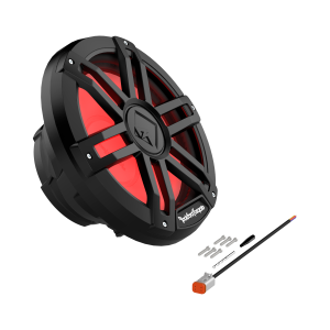 M1D2-12B – Rockford Fosgate –  M1 12″ DVC 2Ω Color Optix Marine Subwoofer – Black