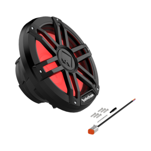 M1D4-12B – Rockford Fosgate – M1 12″ DVC 4Ω Color Optix Marine Subwoofer – Black