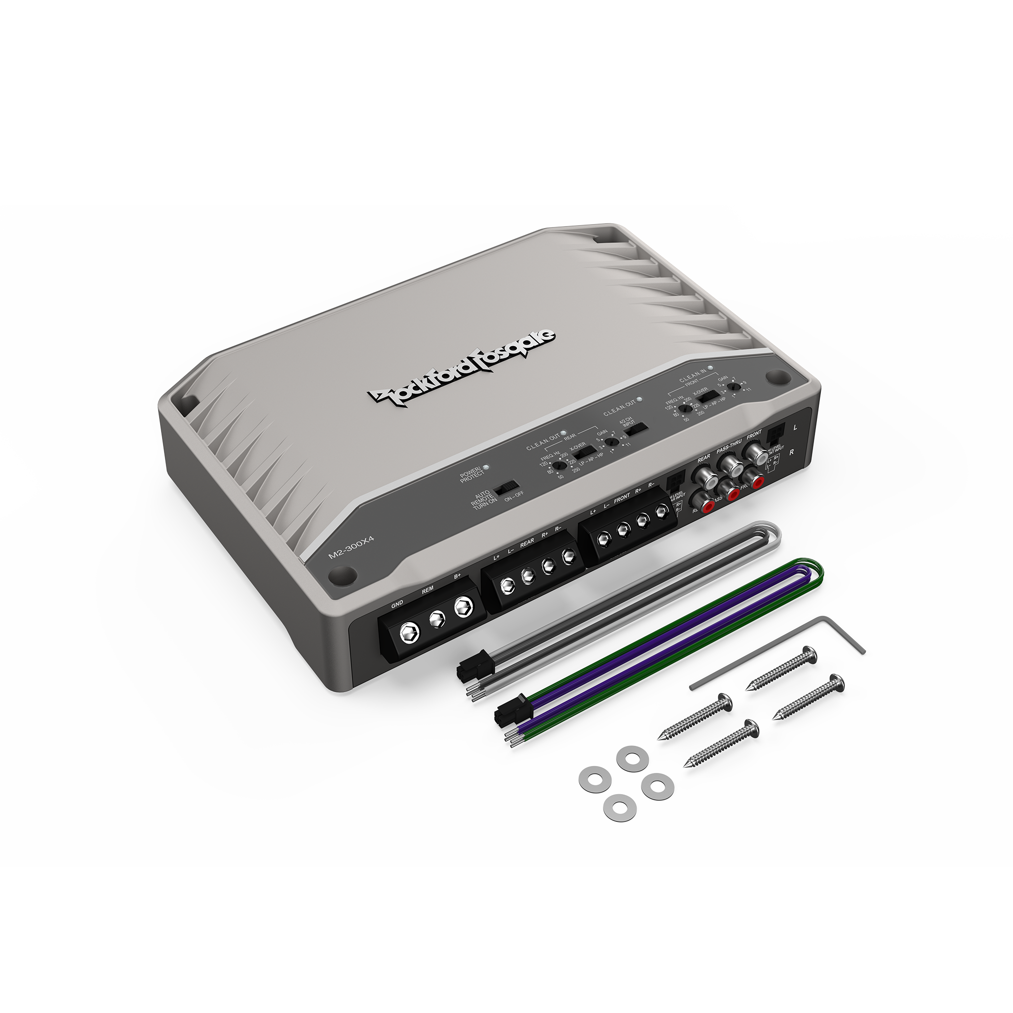 M2-300X4 - Rockford Fosgate - 300 Watt 4-Channel Element Ready Amplifier - Image 4