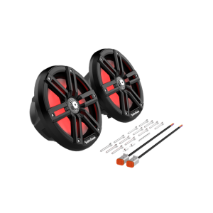 M2 8” Color Optix™ Marine 2-Way Horn Speakers (pr) – Black