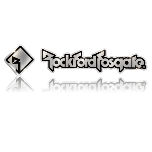 Rockford Fosgate Sticker 210x40mm Metallic