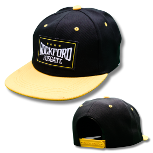 Rockford Fosgate – Flat Peak Cap Featuring RF Logo – Yellow